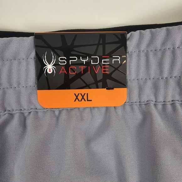 Spyder Active Men's Lightweight Zippered Pockets Short Size XXL Gray - Picture 6 of 10